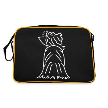 Hund Chien - Sac Retro - noir/or - Dos