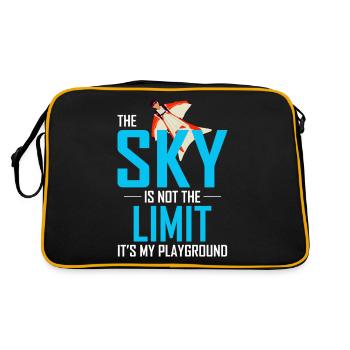 Wingsuit volant Base Jumping Parachutisme Wingsuit - Sac Retro - noir/or - Dos