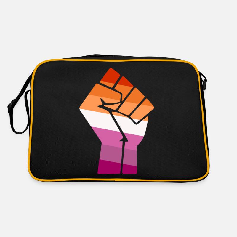 Pride Fist Lesbian Pride Design for Equality Sac Retro
