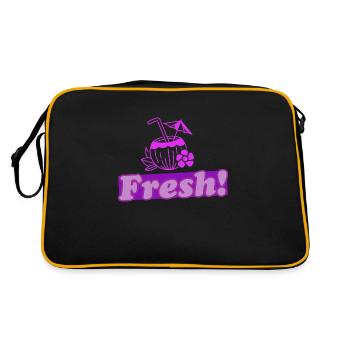 Fresh! 2.0 - Retro Bag - black/gold - Back