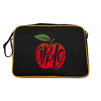 Apple - Sac Retro - noir/or - Dos