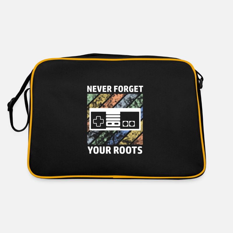 Gamer Controller Retrogamer Saying Retro Bag