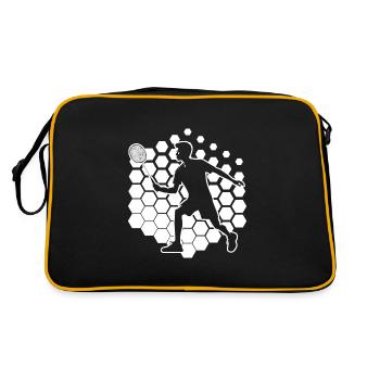 Badminton Women Squash Badminton Men Badmintons - Retro Bag - black/gold - Back