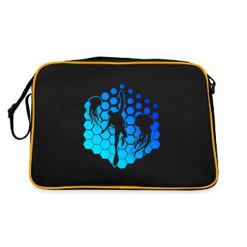 Diving Free Dive Women Diving Men Scuba Diving - Retro Bag - black/gold - Back