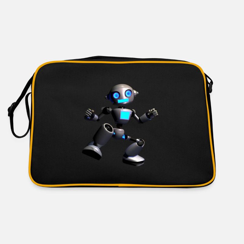 Drôle de robot dansant en 3D Sac Retro