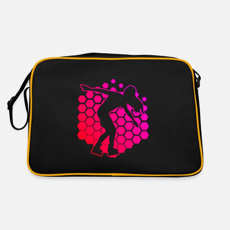 Roller Skates Roller Skating Rollerskaten Retro Tasche