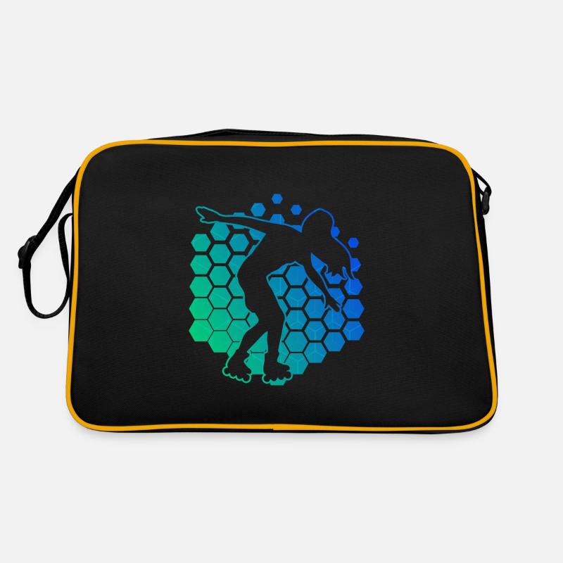 Rollerskate Damen Rollerskaten Rollschuh Retro Tasche