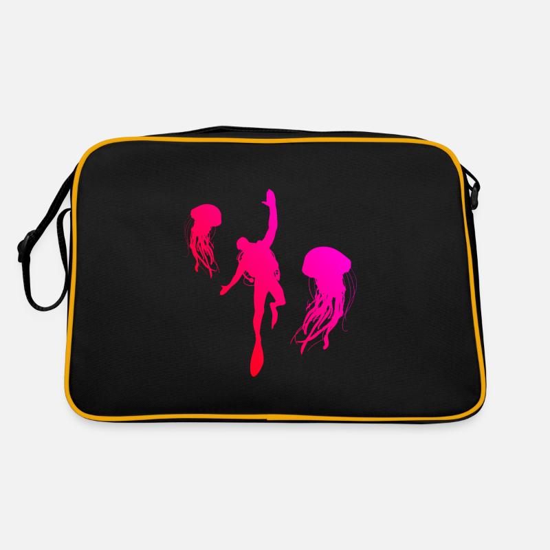 Plongée Plongée Plongée Libre Hommes Plongeurs Sac Retro