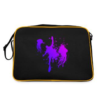 Plongeurs en apnée pour hommes Plongeur plongeur pour femmes - Sac Retro - noir/or - Dos