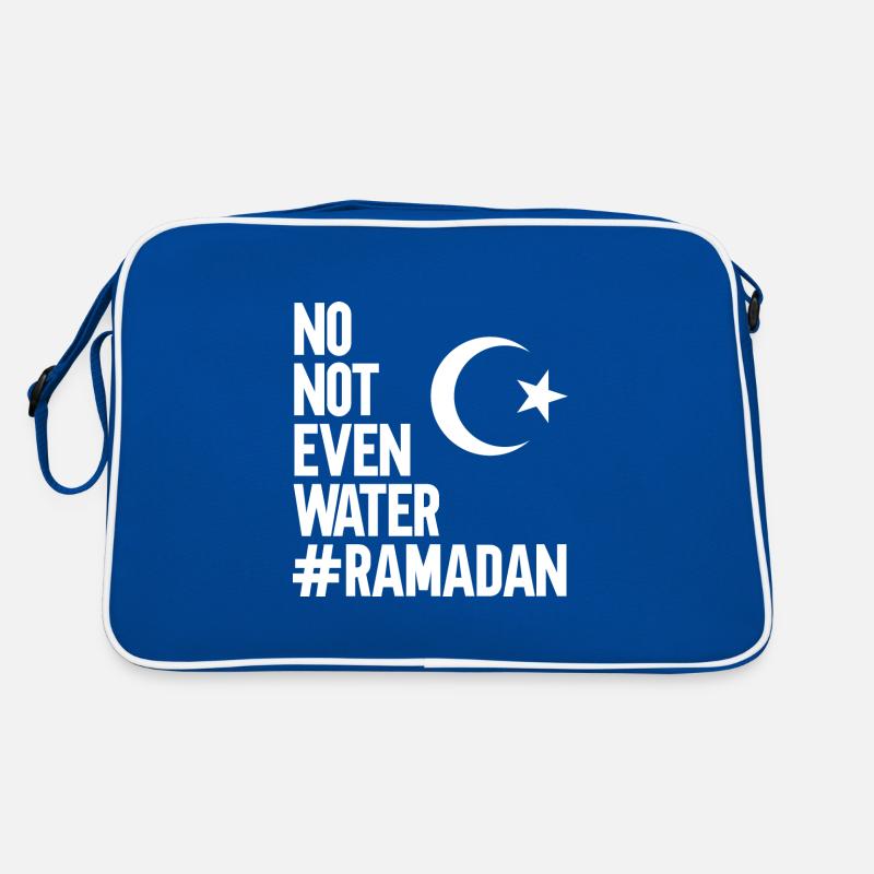 Nein nicht einmal Wasser Ramadan Retro Tasche