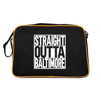 Baltimore - Retro Bag - black/gold - Back