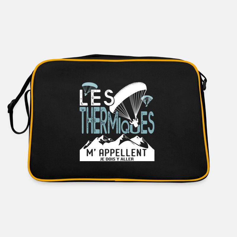 PARAGLIDING GLEITSCHIRM THERMIK Geschenk Retro Tasche