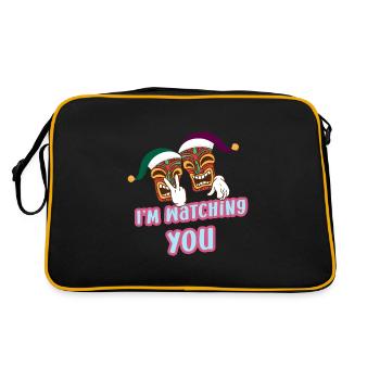 I'm Watching You Christmas in July Surfer Wei - Retro Bag - black/gold - Back