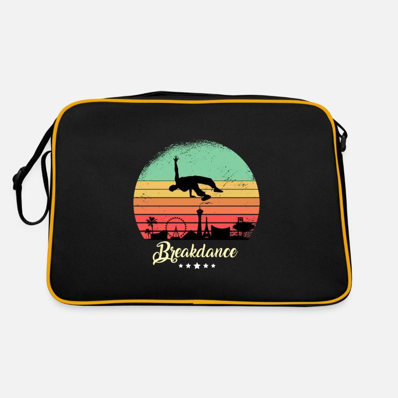Breakdance Dancing Vintage Retro Sunset Retro Bag