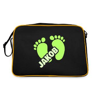 Bébé Jakob - Sac Retro - noir/or - Dos