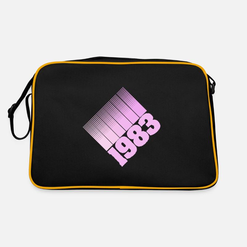 1983 - Sac Retro - noir/or