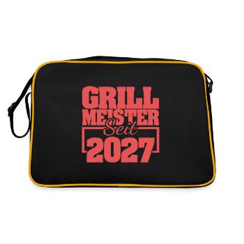 2027 - Sac Retro - noir/or - Dos