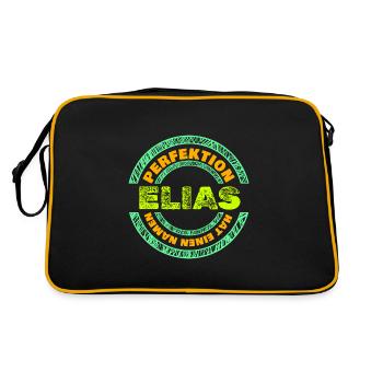 Élie en tant qu’Élie - Sac Retro - noir/or - Dos