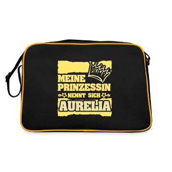 Maiden's name Aurelia - Retro Bag - black/gold - Back