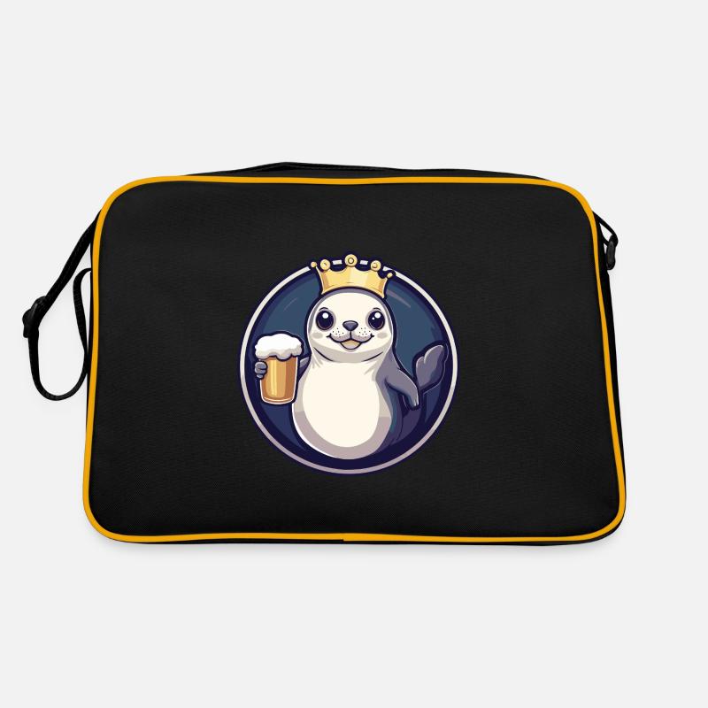 Robbe Tier Bier Retro Tasche
