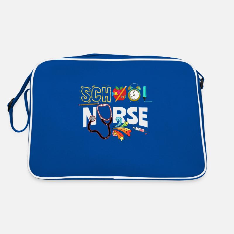 Schule Krankenschwester Schulschwester Geschenk Retro Tasche