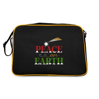 Paix sur Terre - Sac Retro - noir/or - Dos