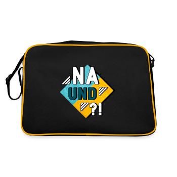 So what - Retro Bag - black/gold - Back