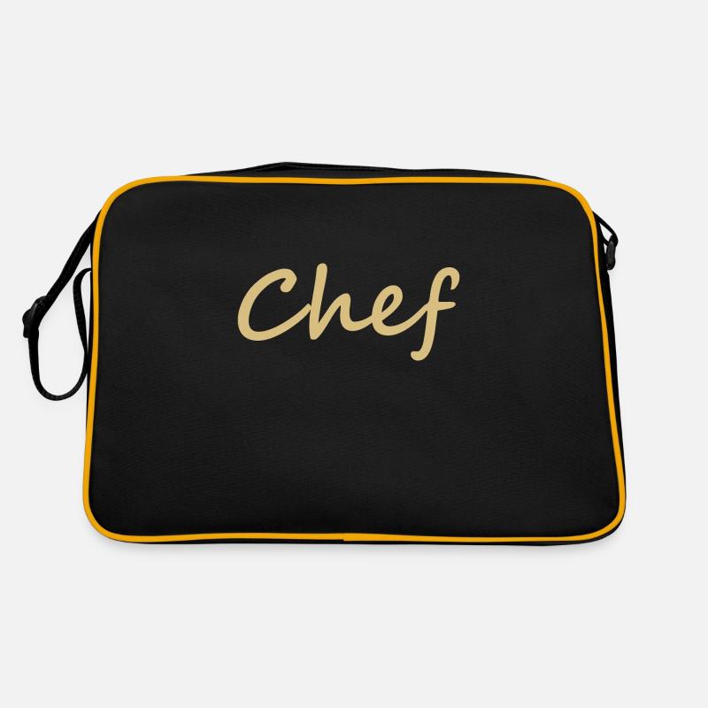 Chef Koch Küchenchef Retro Tasche
