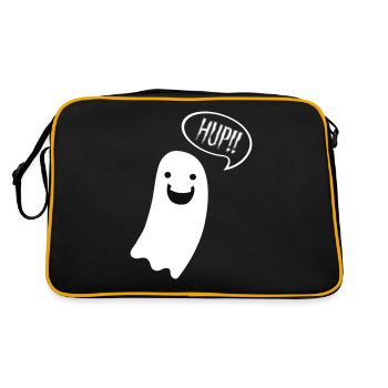 Geist Ghost Boo Hup Halloween - Retro Bag - black/gold - Back