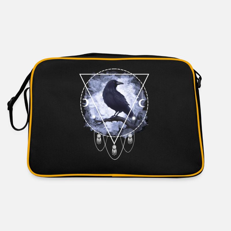 Rabe Krähe Gothic Retro Tasche