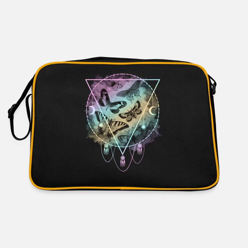 Papillons colorés Pastel Goth Sac Retro