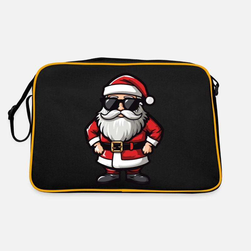 Weihnachtsmann Comic Santa Retro Tasche