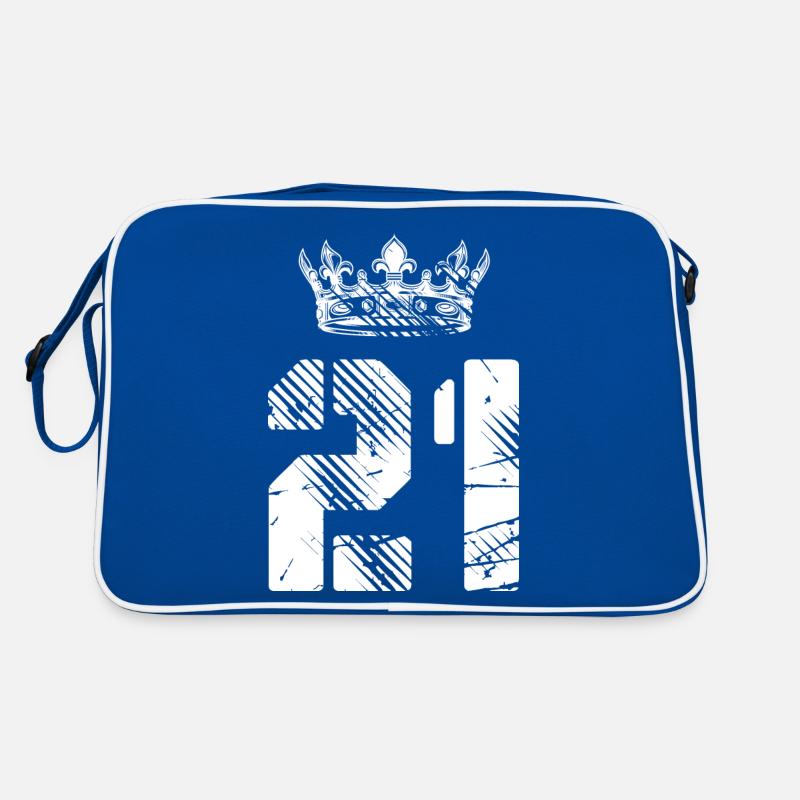 21 Number crown Retro Bag