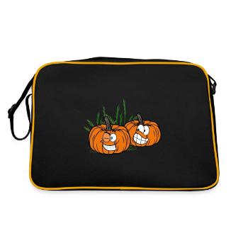 Thanksgiving Flirty Pumpkin Spice In The Woods - Retro Bag - black/gold - Back