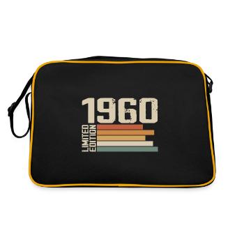 1960 Vintage - Retro 1960 Cadeau Anniversaire 1960 - Sac Retro - noir/or - Dos