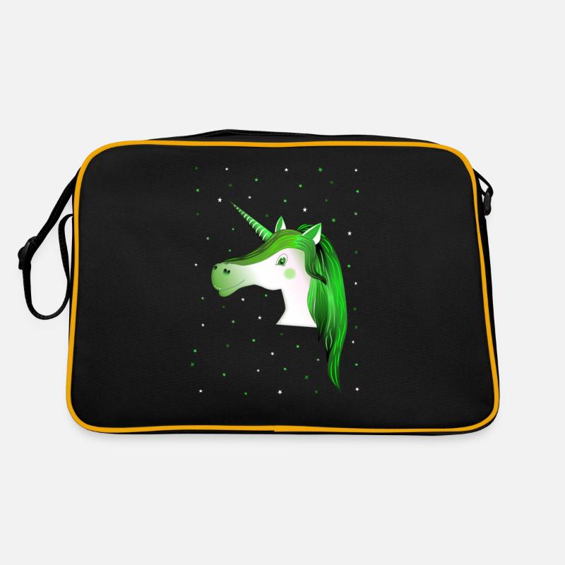 Einhorn Sternenhimmel Retro Tasche