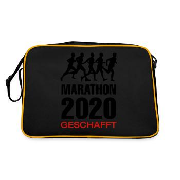 Marathon Running - Retro Bag - black/gold - Back