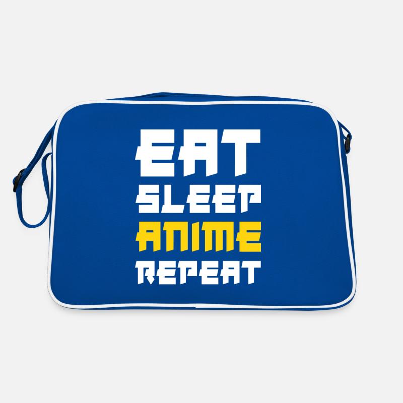 Manger Sommeil Anime Répéter Sac Retro