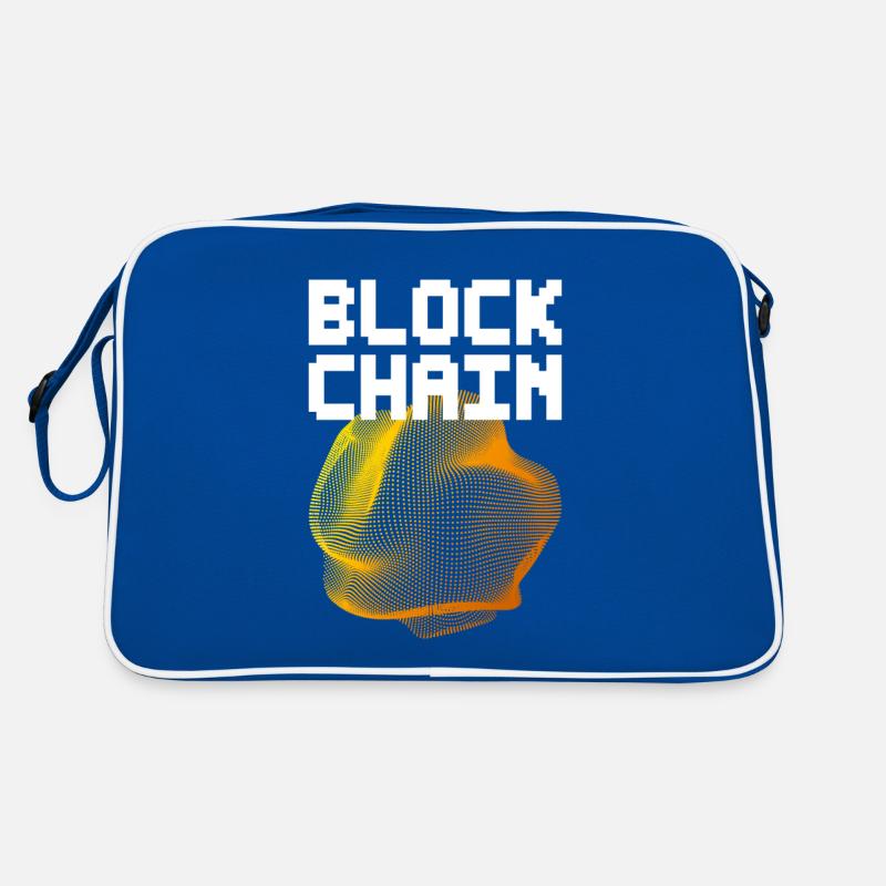 Blockchain Retro Tasche