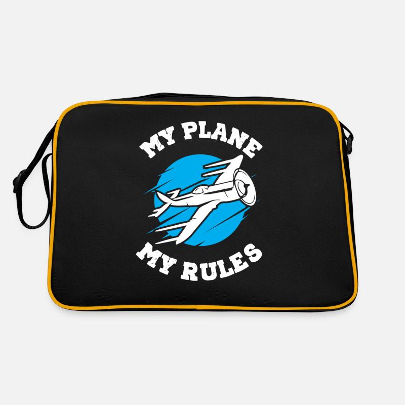 My Plane My Rules Retro Tasche