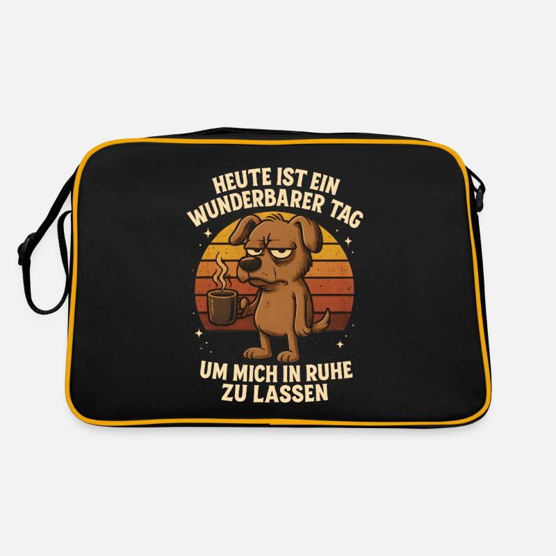 Wunderbarer Tag Mich In Ruhe Zu Lassen Retro Tasche