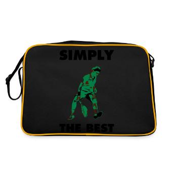 SIMPLY THE BEST - Sac Retro - noir/or - Dos
