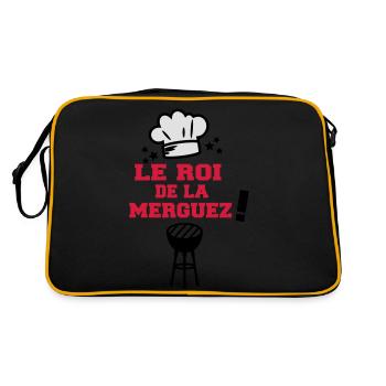 roi de la merguez - Sac Retro - noir/or - Dos