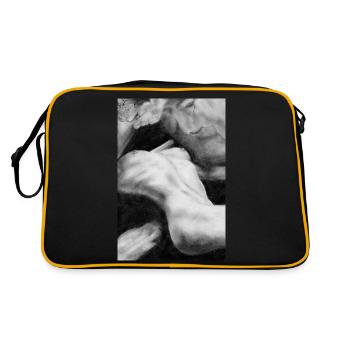 Amoureux - Sac Retro - noir/or - Dos