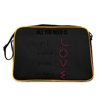Mathe. Mathelehrer. Mathematiker. Geschenk - Sac Retro - noir/or - Dos