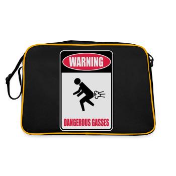 Dangerous Prout - Retro Bag - black/gold - Back
