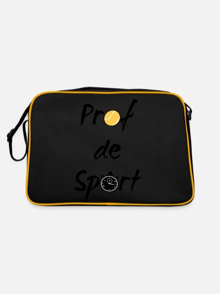 Prof de sport - Retro Bag - black/gold - Back