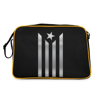 Estelada Gray - Retro Tasche - Schwarz/Gold - Hinten