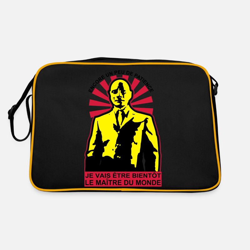 le maitre du monde - Sac Retro - noir/or