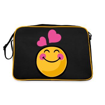 Smiley romantic - Sac Retro - noir/or - Dos